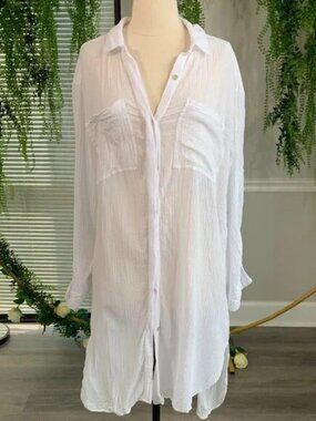 Beach Basics | Crinkle Twill Beach Shirt